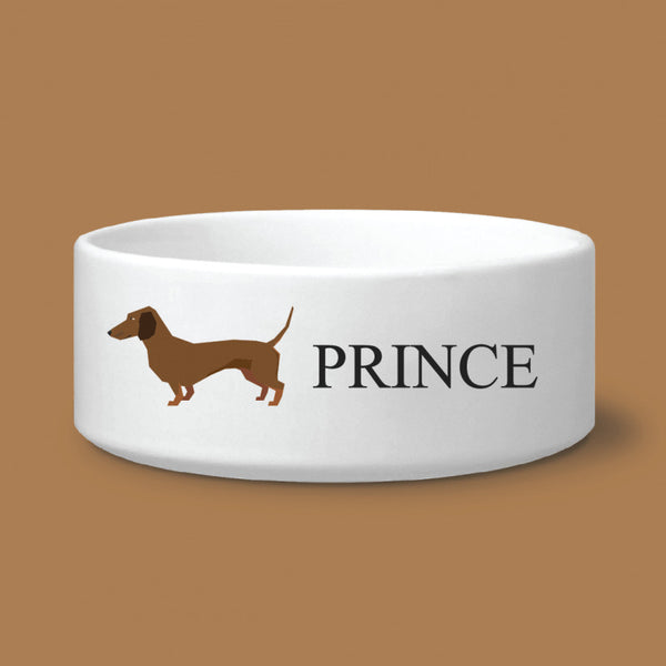 Dream Personalized Ceramic Dog Bowls