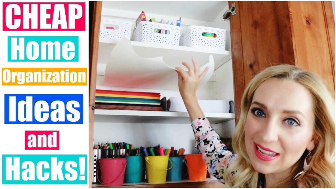 Time to share some cheap organization ideas and hacks that you can use for Kids, Arts and Crafts Supplies! There are lots of cheap craft storage ideas and ...