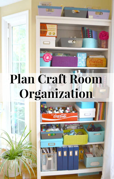 Whether your craft space is just one shelf or an entire room, knowing how to plan craft room organization will help you make the most of your craft storage.