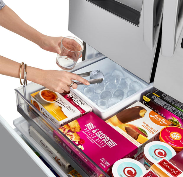 Round Slow-Melting ‘Craft Ice’ Now Available In 4 LG InstaView Door-in-Door Refrigerator Models