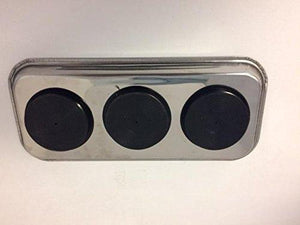 Exclusive 14x6 stainless steel magnetic parts tray auto garage home craft