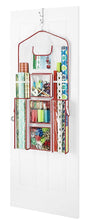 Load image into Gallery viewer, Discover the best whitmor gift wrap organizer space saving and storage solution for wrapping paper ribbons craft supplies and more can hold 40 rolls of gift wrap 4 extra pockets and sturdy hanging hook