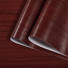 Load image into Gallery viewer, Buy now textured faux wood grain contact paper self adhesive shelf liner for kitchen cabinets shelves countertop table arts crafts decal 17 7x196 inches