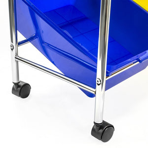 Top rated sorbus toy bins office supply organizer on wheels plastic storage cart with removable bins ideal for toys books crafts office supplies and much more primary colors