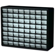 Load image into Gallery viewer, Buy akro mils 10164 64 drawer plastic parts storage hardware and craft cabinet 20 inch by 16 inch by 6 1 2 inch black pack of 4
